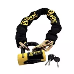 Αντικλεπτική αλυσίδα μοτοσυκλέτας με κλειδαριά AUVRAY SET CHAIN LASSO 140CM SRA ART4 Αντικλεπτική αλυσίδα μοτοσυκλέτας με κλειδαριά AUVRAY SET CHAIN LASSO 140CM SRA ART4