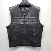 Δερμάτινο γιλέκο μηχανής SKULL BLACK Δερμάτινο γιλέκο μηχανής SKULL BLACK thumb
