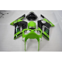 Σετ πλαστικά μοτοσυκλέτας για KAWASAKI ZX6R 2003-2004 Σετ πλαστικά μοτοσυκλέτας για KAWASAKI ZX6R 2003-2004