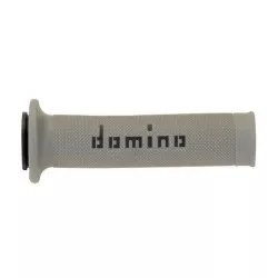 Χειρολαβές μοτοσυκλέτας DOMINO A010 Grips No Waffle Γκρι/Μαύρο Χειρολαβές μοτοσυκλέτας DOMINO A010 Grips No Waffle Γκρι/Μαύρο