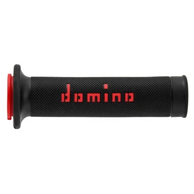 Χειρολαβές μοτοσυκλέτας DOMINO A010 Grips No Waffle Κόκκινο