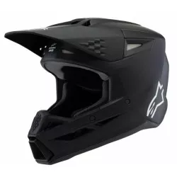 Παιδικό κράνος motocross ALPINESTARS SM3 SOLID BLACK Παιδικό κράνος motocross ALPINESTARS SM3 SOLID BLACK