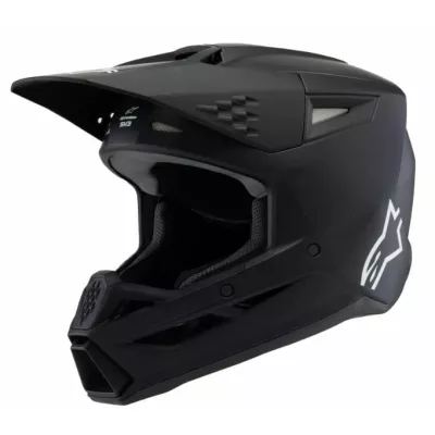 Παιδικό κράνος motocross ALPINESTARS SM3 SOLID BLACK