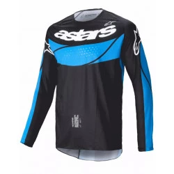 Μπλούζα μηχανής motocross Alpinestars TECHSTAR DREEM BLACK/BLUE