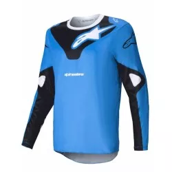 Μπλούζα μηχανής motocross Alpinestars RACER VEIL BLUE/BLACK Μπλούζα μηχανής motocross Alpinestars RACER VEIL BLUE/BLACK