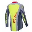 Μπλούζα μηχανής motocross Alpinestars TECHSTAR MELT RED/GRAY thumb