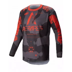 Μπλούζα μηχανής motocross Alpinestars RACER HOLLOW GY/CAMO/OR Μπλούζα μηχανής motocross Alpinestars RACER HOLLOW GY/CAMO/OR