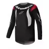 Μπλούζα μηχανής motocross Alpinestars FLUID HAUL BLACK/WHITE