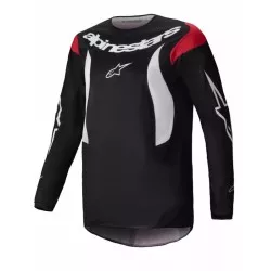 Μπλούζα μηχανής motocross Alpinestars FLUID HAUL BLACK/WHITE Μπλούζα μηχανής motocross Alpinestars FLUID HAUL BLACK/WHITE