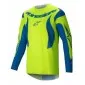Μπλούζα μηχανής motocross Alpinestars FLUID HAUL YELLOW/BLUE thumb