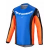 Παιδική μπλούζα motocross ALPINESTARS YTH RACER MELT ORNAGE/BLUE