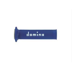 Χειρολαβές μοτοσυκλέτας DOMINO A010 Grips No Waffle BLUE/WHITE 