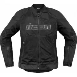 Γυναικείο δερμάτινο μπουφάν μηχανής ICON Women's Overlord3 MESH BK Γυναικείο δερμάτινο μπουφάν μηχανής ICON Women's Overlord3 MESH BK