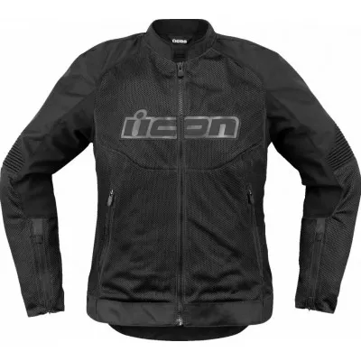 Γυναικείο δερμάτινο μπουφάν μηχανής ICON Women's Overlord3 MESH BK Γυναικείο δερμάτινο μπουφάν μηχανής ICON Women's Overlord3 MESH BK