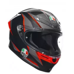 Κράνος μηχανής AGV K6 S E2206 SLASHCUT BLACK/GREY/RED Κράνος μηχανής AGV K6 S E2206 SLASHCUT BLACK/GREY/RED