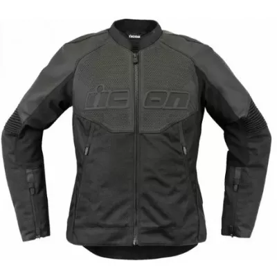 Γυναικείο δερμάτινο μπουφάν μηχανής ICON Women's Overlord3 CELeather BLACK Γυναικείο δερμάτινο μπουφάν μηχανής ICON Women's Overlord3 CELeather BLACK