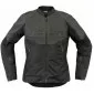 Γυναικείο δερμάτινο μπουφάν μηχανής ICON Women's Overlord3 CELeather BLACK thumb