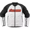 Μπουφάν μηχανής ICON Overlord 3 WHITE