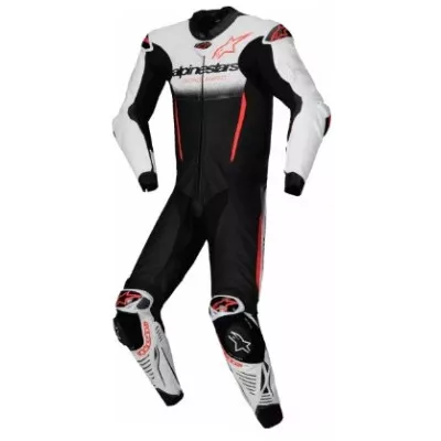 Στολή αναβάτη ALPINESTARS GP-R7 1-PC WHT/BLK/RD