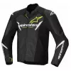 Δερμάτινο μπουφάν μοτοσυκλέτας ALPINESTARS Faster v3 Airflow BLK/WHT/YW Δερμάτινο μπουφάν μοτοσυκλέτας ALPINESTARS Faster v3 Airflow BLK/WHT/YW