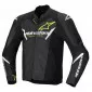 Δερμάτινο μπουφάν μοτοσυκλέτας ALPINESTARS Faster v3 Airflow BLK/WHT/YW thumb