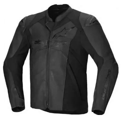Δερμάτινο μπουφάν μοτοσυκλέτας ALPINESTARS Faster V3 BLACK