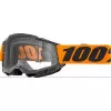 Μάσκα μηχανής motocross 100% ACCURI2 ORANGE CLEAR