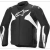 Μπουφάν μηχανής ALPINESTARS T-JAWS V4 WATERPROOF BLACK/WHITE