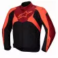 Μπουφάν μηχανής ALPINESTARS T-JAWS V4 WATERPROOF BLACK/RED FLUO thumb