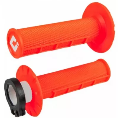 Χειρολαβές Motocross ODI V2 Waffle orange Lock-On