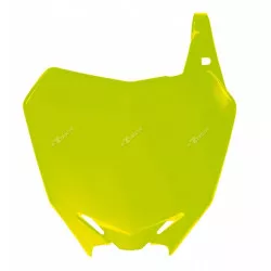 Number Plate μάσκα εμπρός RACETECH Suzuki RM-Z250/450 Neon Yellow