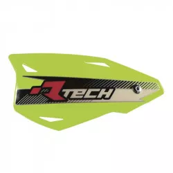 Προστατευτικές χούφτες μηχανής RACETECH Vertigo Neon Yellow