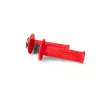 Χειρολαβές μοτοσυκλέτας RACETECH R20 Lock On Grips Wave Neon Red