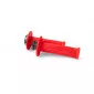 Χειρολαβές μοτοσυκλέτας RACETECH R20 Lock On Grips Wave Neon Red thumb