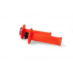 Χειρολαβές μοτοσυκλέτας RACETECH R20 Lock On Grips Wave Neon Orange
