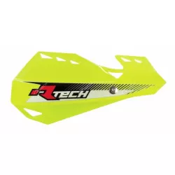 Προστατευτικές χούφτες μηχανής RACETECH Dual Neon Yellow Προστατευτικές χούφτες μηχανής RACETECH Dual Neon Yellow