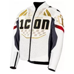 Μπουφάν μηχανής ICON Contra3™ RIZZ RIZZ WHITE Μπουφάν μηχανής ICON Contra3™ RIZZ RIZZ WHITE