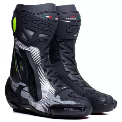 Μπότες μηχανής TCX RT-Race Pro Air Black/White/Grey