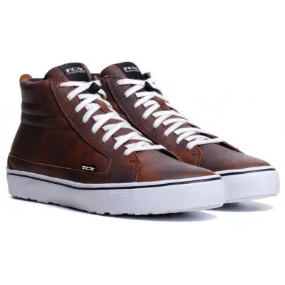 Μποτάκια μηχανής TCX STREET 3 WATERPROOF Brown/White