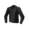 Δερμάτινο μπουφάν μηχανής ALPINESTARS Faster v3 Airflow BLK/BLK