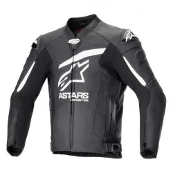 Δερμάτινο μπουφάν μηχανής ALPINESTARS GP PLUS R V4 Airflow BLACK/WHITE Δερμάτινο μπουφάν μηχανής ALPINESTARS GP PLUS R V4 Airflow BLACK/WHITE