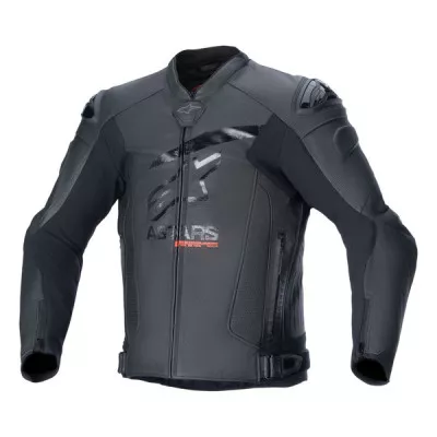 Δερμάτινο μπουφάν μηχανής ALPINESTARS GP PLUS R V4 Airflow BLACK