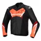 Δερμάτινο μπουφάν μηχανής ALPINESTARS Faster V3 BLACK/RED thumb