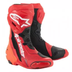 Μπότες μηχανής ALPINESTARS SUPERTECH R VENTED Red/Fluo Μπότες μηχανής ALPINESTARS SUPERTECH R VENTED Red/Fluo