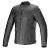 Δερμάτινο μπουφάν μηχανής ALPINESTARS BLACKTRACK BLACK Δερμάτινο μπουφάν μηχανής ALPINESTARS BLACKTRACK BLACK