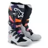 Μπότες μηχανής motocross ALPINESTARS TECH 7 BLK/LT GY/ORG FL/MAG