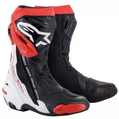 Μπότες μηχανής ALPINESTARS SUPERTECH R Black/White/Red