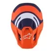 Κράνος motocross ALPINESTARS SM7 CORE ORAN/BLUE thumb