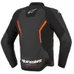 Δερμάτινο μπουφάν μηχανής ALPINESTARS GP FORCE V2 BLACK/RED FLUO thumb