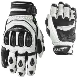 Δερμάτινα γάντια μηχανής RST TRACTECH WHITE